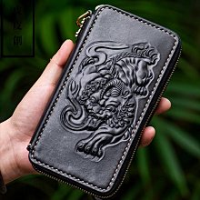 原創手工拉鏈錢包短款男士真皮頭層牛皮瘋馬皮簡約復古薄款錢夾,特價新店促銷 歷史價格詳細信息