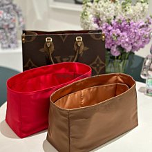 內膽包包 內袋 適用于LV ONTHEGO TOTE包內膽內襯分隔收納整理購物包中包撐內袋 歷史價格詳細信息