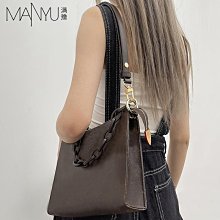 袋鼠寬肩帶網紅小包包女包新款時尚老花單肩包斜挎圓筒枕頭包 歷史價格詳細信息