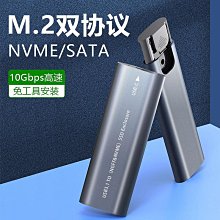 m.2雙協議移動硬盤盒nvmesata通用鋁合金免工具ssd固態硬盤盒子 歷史價格詳細信息