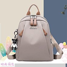 休閒雙肩包女士牛津布2024新款春夏時尚旅遊書包百搭高級感小背包 歷史價格詳細信息