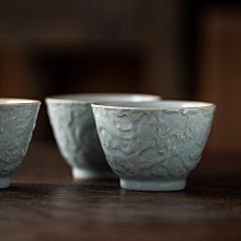 景德鎮雕刻壺承 功夫茶具幹泡盤 陶瓷茶承 茶道配件 日式海浪紋/祥雲紋 壺承-【雅雅百貨館】 歷史價格詳細信息