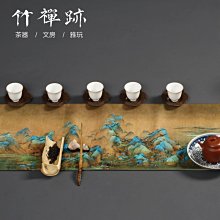 中式竹子布藝門簾中國風竹報平安家用廚房掛簾臥室衛生間隔斷簾子【滿599免運】 歷史價格詳細信息