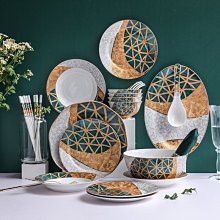 碗碟套裝家用2024新款景德鎮高溫餐具陶瓷飯碗筷盤子組合輕奢喬遷 歷史價格詳細信息