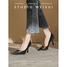 女鞋 高跟鞋女新款夏季尖頭細跟單鞋配裙子低跟時尚氣質不累腳爆款 歷史價格詳細信息