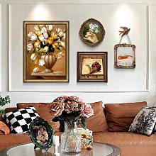 美式玄關裝飾畫梵高豐收手繪油畫客廳掛畫風景畫世界名畫餐廳壁畫 歷史價格詳細信息