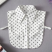 折扣多多！秋冬假領子女百搭假領襯衣領子配毛衣裝飾條紋多功能上衣假襯衫領 歷史價格詳細信息