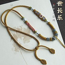 全手工編織藏式五彩繩正品香灰琉璃珠手串手搓棉繩民族風文玩手鏈 歷史價格詳細信息