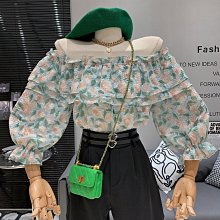 小清新露肩連衣裙學生夏裝韓版約會中長款謝師宴裙小洋裝-藍/棕/粉S-XL【AAA4817】 歷史價格詳細信息