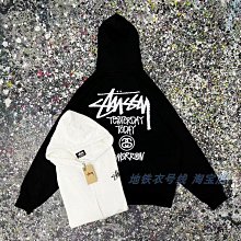 STUSSY LOGO 短TEE 短袖 OVERSIZE 經典後花印 - 黑/白 歷史價格詳細信息