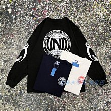 百貨館~undefeated潮牌不敗五道杠雙袖字母LOGO印花男女純棉圓領百搭長袖休閑T恤 歷史價格詳細信息