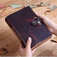 旅行記事本復古文具本子手工牛皮本筆記本tn手賬本真皮日記本禮品幸運星-鑫星精選 歷史價格詳細信息