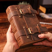 旅行記事本復古文具本子手工牛皮本筆記本tn手賬本真皮日記本禮品幸運星-鑫星精選 歷史價格詳細信息