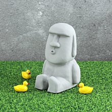 貞新二手衣 原創手做復活節島功夫摩艾灰水泥工業風擺飾民宿餐廳咖啡廳交換禮物(1564) 歷史價格詳細信息