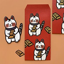 郭公館工作室出品｜招財貓春聯造型小貼紙6入組 歷史價格詳細信息