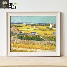 美式玄關裝飾畫梵高豐收手繪油畫客廳掛畫風景畫世界名畫餐廳壁畫 歷史價格詳細信息