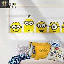 【熱賣精選】墻蛙X環球影業 小黃人客廳裝飾畫卡通動漫掛畫餐廳墻畫玄關壁畫 歷史價格詳細信息
