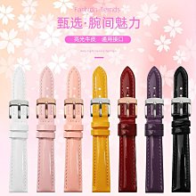 手錶帶 白色手錶帶女適用dw真皮錶帶男女針扣皮帶紅 黑 粉色28/36/40mm 歷史價格詳細信息