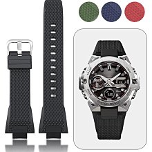 代用錶帶 適配卡西歐GST-W110 210B S110 S100G W110G真皮手錶帶男改裝配件 歷史價格詳細信息