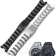 代用錶帶 適配卡西歐GST-W110 210B S110 S100G W110G真皮手錶帶男改裝配件 歷史價格詳細信息