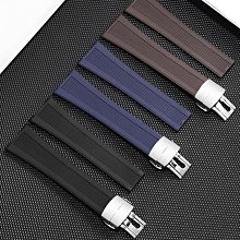 代用錶帶 森友氟橡膠適配萬國勞力士黑綠水鬼帝陀百年靈寶珀五十尋噚男女 歷史價格詳細信息