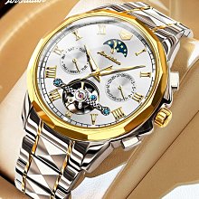 男士手錶 正品OCHSTIN爆款復古真皮全自動機械手錶批發潮流休閑商務腕錶男 歷史價格詳細信息