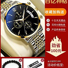 瑞士防水夜光手錶男 雙日曆全自動機男士手錶 時尚鋼帶表男【CICI穿搭設計室】 歷史價格詳細信息