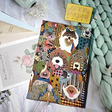 FEN手工小鋪-F系列-動物系列-韓國棉布森林深灰狐狸款布書套-媽媽手冊套-布書衣可適用A5大小書籍-25K筆記本-現貨款 歷史價格詳細信息