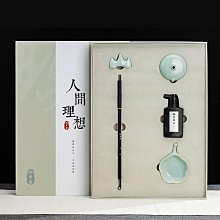 書法：林間松韻 石上泉聲~落款江錦標~size:195&times;46cm~二手 歷史價格詳細信息