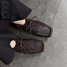 『皮皮創』原創設計手作真皮方形盒子包。暗黑山本風定型挺括迷你箱子包小相機包小眾設計師款小方包性別模糊款男女迷你小手機包 歷史價格詳細信息