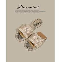 小香風一字涼拖2022年夏新款韓版軟底百搭時尚平底沙灘外穿拖鞋女 歷史價格詳細信息