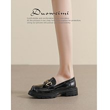 大碼單鞋 小碼鞋女 一腳蹬舒適軟底職業鞋黑色四季百搭英倫風女士小皮鞋時尚通勤單鞋 歷史價格詳細信息