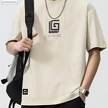 初中生短袖t恤男夏季薄款寬松圓領潮流個性印花白色純棉上衣男生 歷史價格詳細信息