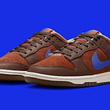 專櫃貨Nike Dunk Low 棕藍 低筒 拆線鉤 休閒 運動 復古滑板鞋 歷史價格詳細信息