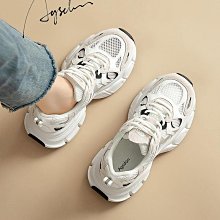 夏季小白鞋女2024新款網面透氣厚底運動鞋設計感休閒板鞋8808 歷史價格詳細信息