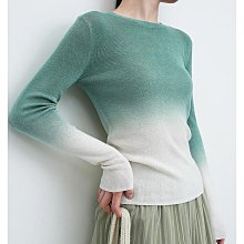 漸變色圓領針織衫男 2色M3XL 秋冬季寬鬆打底針織衫 套頭長保暖袖上衣 男女同款 歷史價格詳細信息