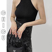 CHIC U ABG辣妹風印花彈力針織背心夏季新款復古暗黑玫瑰花圓領修身顯瘦上衣打底衫 歷史價格詳細信息