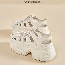 涼鞋女厚底外穿2024新款夏季超火帆布一字拖可愛踩屎感沙灘鞋 歷史價格詳細信息