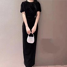 23秋冬絲絨輕奢高級感氣質敬酒服性感魚尾主持人裙女訂婚晚禮服~乾乾好物~ 歷史價格詳細信息