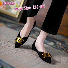 春季單鞋 平底平跟女鞋大小碼31 32 33 40 41 42 43圓頭淺口鞋子 歷史價格詳細信息