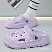 兩穿鏤空包頭涼鞋女2024年新款女鞋洞洞厚底鞋子羅馬半拖鞋夏外穿 歷史價格詳細信息