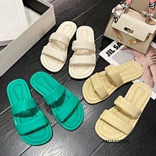 網紅一字拖女外穿2023年夏季新款時尚舒適方頭細跟高跟涼拖靴軟皮 歷史價格詳細信息