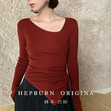 IM 七色知性基本款圓領斜短袖雙曲針織斜擺T恤/夏季垂感鬆弛針織短袖斜裁T恤 歷史價格詳細信息