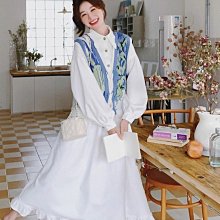 Coppii 服飾運動大碼女裝外穿開衫妹妹慵懶秋季套裝寬松針織新款連衣裙外套兩件套 歷史價格詳細信息