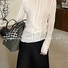 IM 細垂軟綿羊毛精紗!別緻斜V領側抽繩斜擺長袖針織衫 七色 歷史價格詳細信息