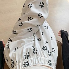 腳印白色短褲女夏季薄2024新款高腰外穿休閒闊腿中褲運動五分褲 歷史價格詳細信息