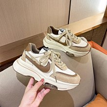 女鞋 阿甘運動鞋女新款秋冬休閒輕便減震跑步學生皮面顯腳小老爹鞋 歷史價格詳細信息