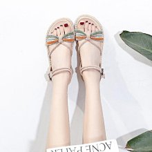 【LICKYSENIOR】HM-16涼鞋女仙女風2021新款夏季時尚百搭網紅學生女士平底羅馬鞋 價格比較,價格查詢,歷史價格詳細信息