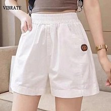 休閑短褲女年夏季寬松高腰百搭顯瘦直筒a字卷邊闊腿熱褲ins潮~CoCo服飾 歷史價格詳細信息