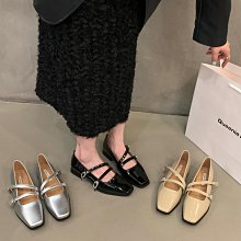 法式瑪麗珍小皮鞋女春秋季2023新款兒童亮鑽單鞋女童中大童公主鞋 歷史價格詳細信息